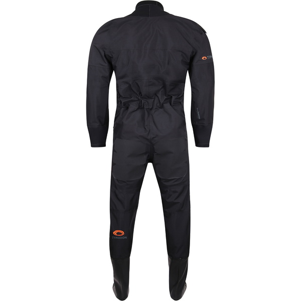 2025 Typhoon Unisex Runswick Drydragt Med Front Entry 100194 - Black